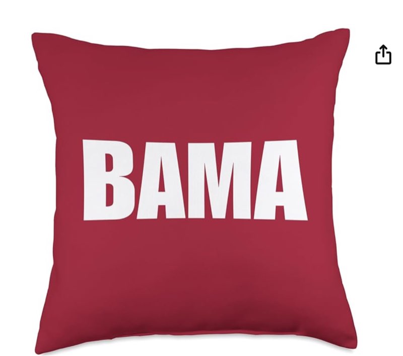 Alabama Throw Pillow