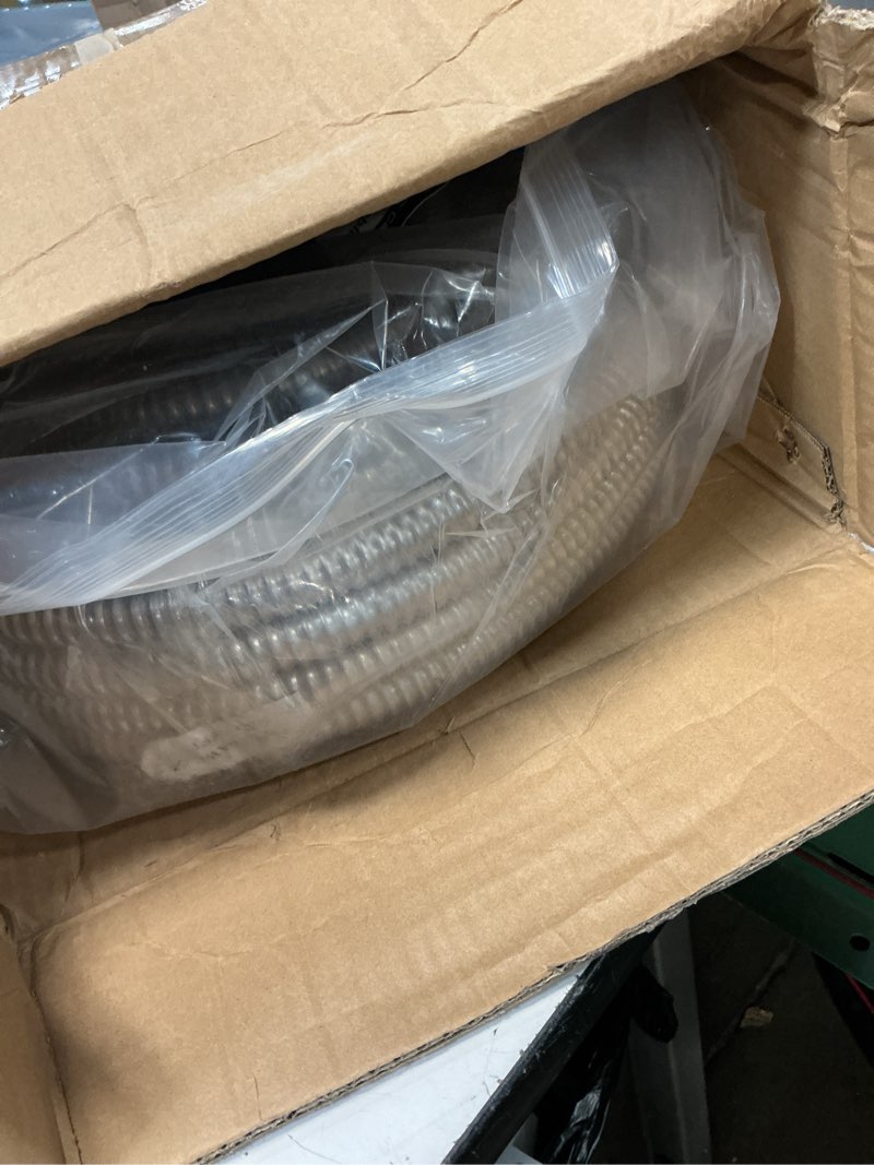 Condition photo showing Good Condition for 75ft 6/3 metal clad (mc) cable with ground, 6 gauge electric wire with aluminum armor, solid bare copper conductors for indoor outdoor underground embedded installation (6/3, 75 ft) 75 feet 6/3 awg