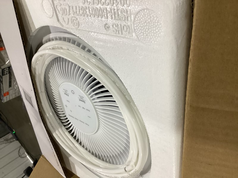 Condition photo showing Good Condition for ge 50 pt. for wet rooms up to 5000 sq. ft. residential dehumidifier with built-in. pump in white, wi-fi, energy star