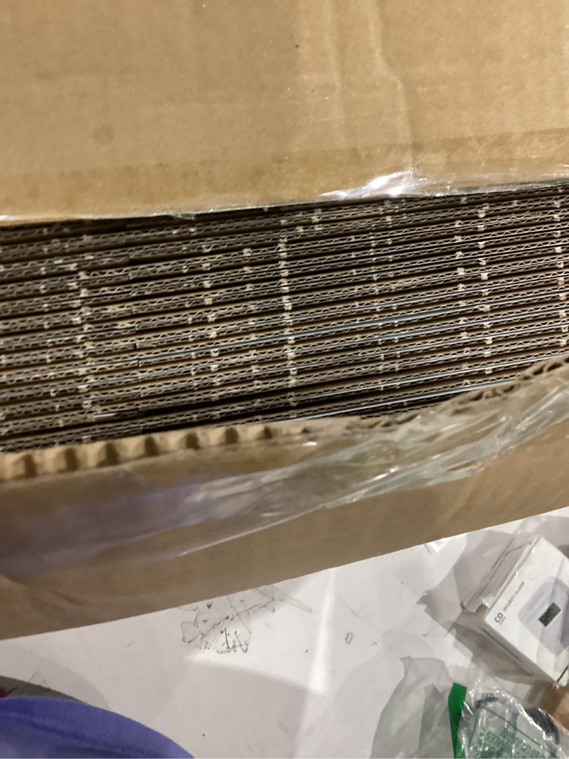 Condition photo showing As Is for Calenzana 8x6x6 Shipping Boxes Set of 40, White Corrugated Cardboard Box for Mailing Packing Gifts Small Business 8x6x6 40 Pack
