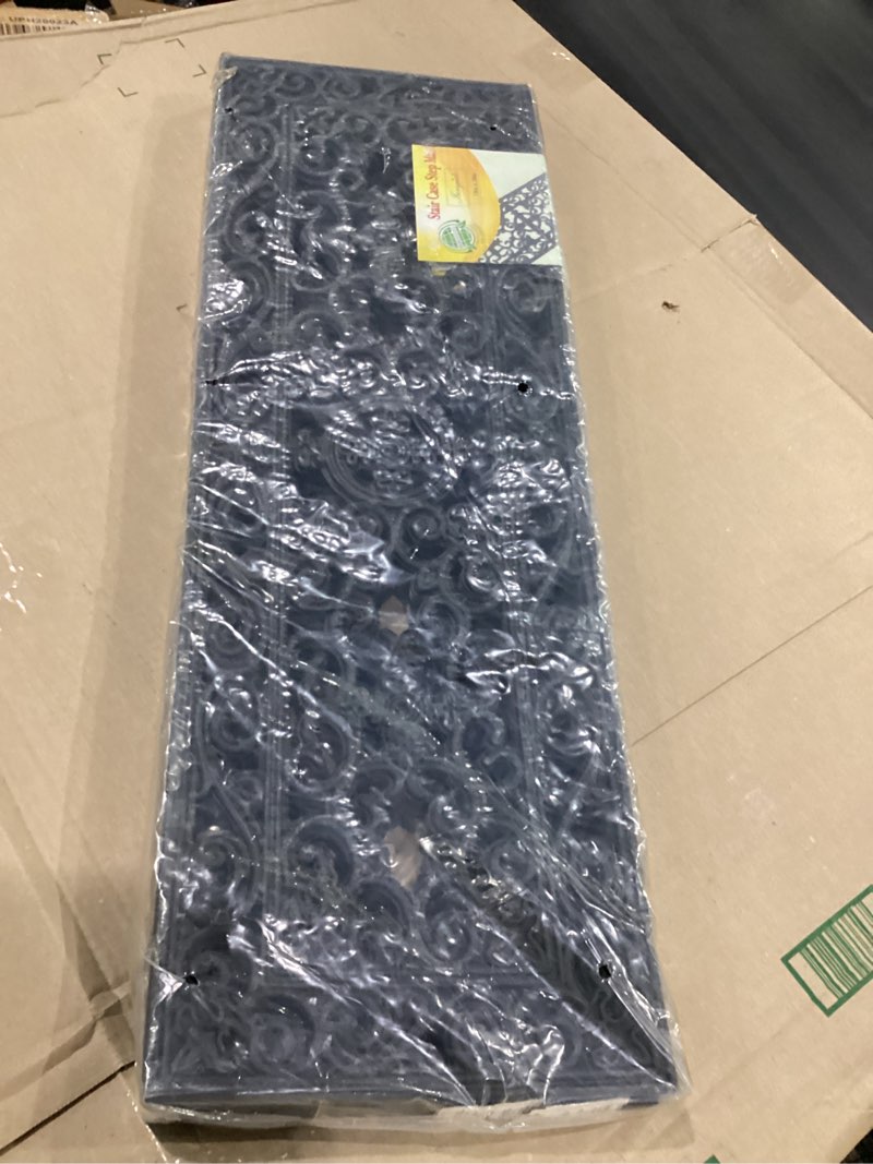 Condition photo showing New/Like New for irongate stair treads - 6 pack staircase step treads - rubber indoor outdoor non slip floor mats - rugged sturdy heavy duty skid resistant floor tile pool garage drainage non slip stair tread - 10x30