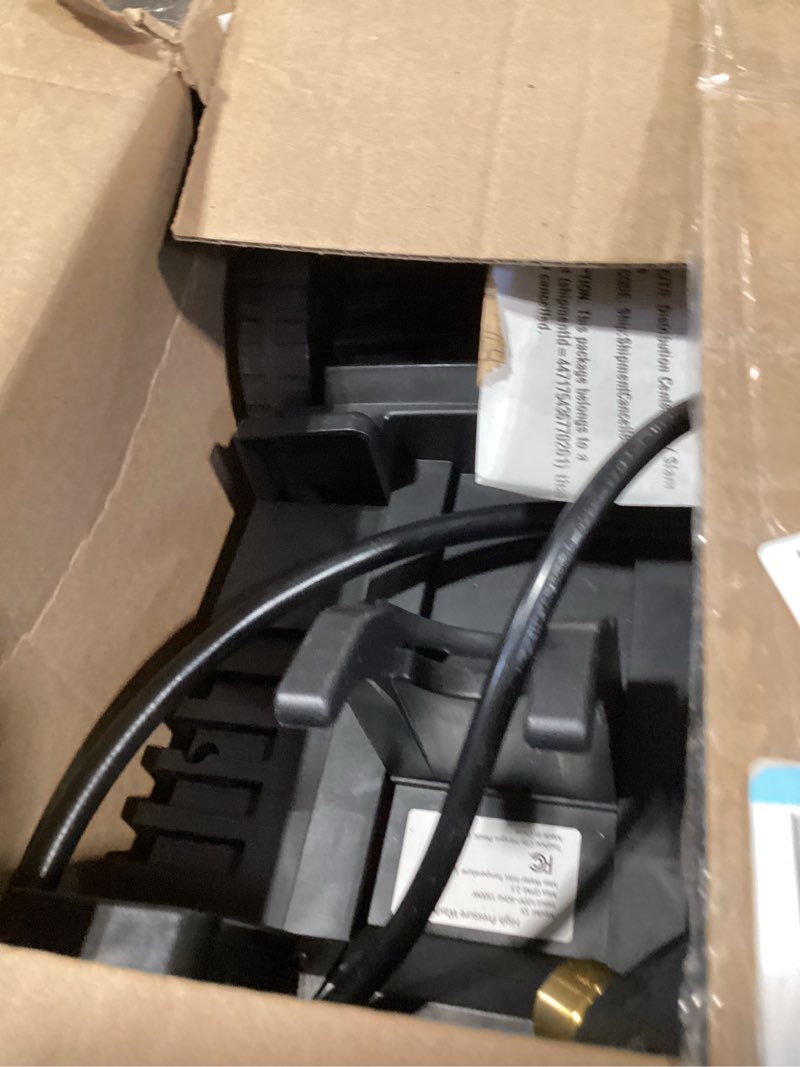 Condition photo showing Good Condition for lwq pressure washer, portable power washer, 4 quick connect nozzles, high pressure cleaning machine for car fence driveway patio washing and more