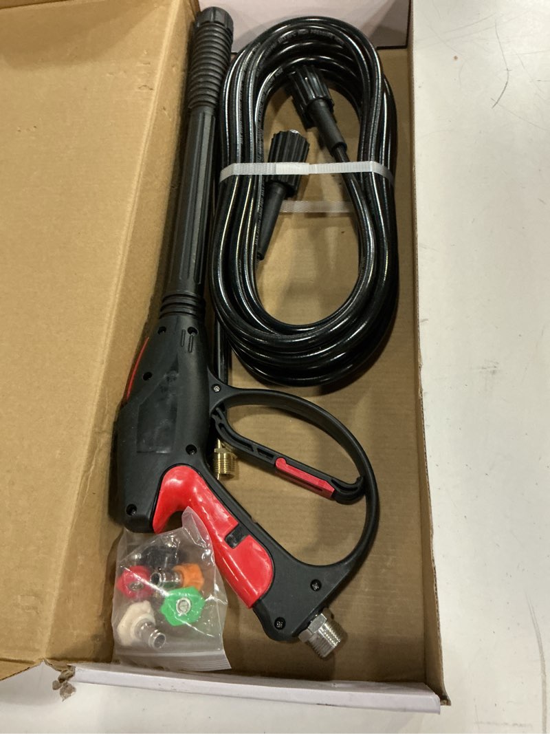 Condition photo showing Good Condition for 3000 psi pressure washer gun power washer spray gun kit with universal m22 connector and 5 quick connect nozzles for generac briggs craftsman
