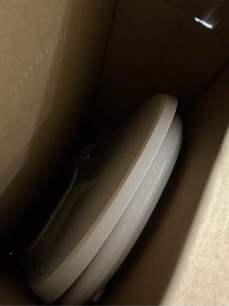 Condition photo showing As Is for Bio Bidet BB2000 Bliss Electric Bidet Toilet Seat, Warm Water with Air Dryer, Heated Seat with Sensor and Slow Close Lid, Night Light, Remote Control, Elongated, White Elongated Premium Bidet