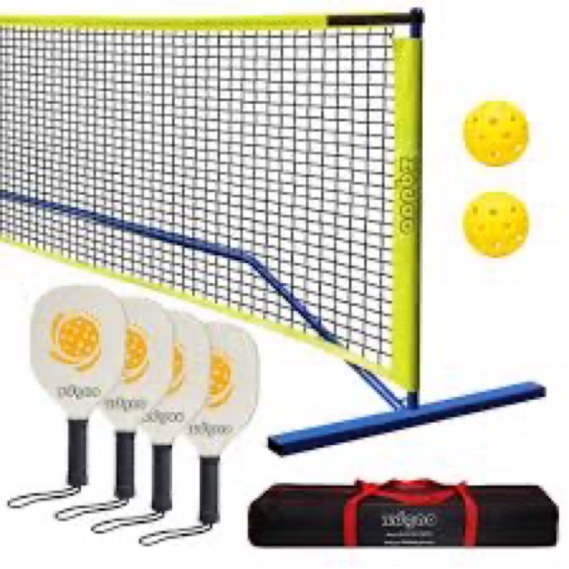 zida portable paddle sport set with net - indoor & outdoor play fun and friendly backyard activities