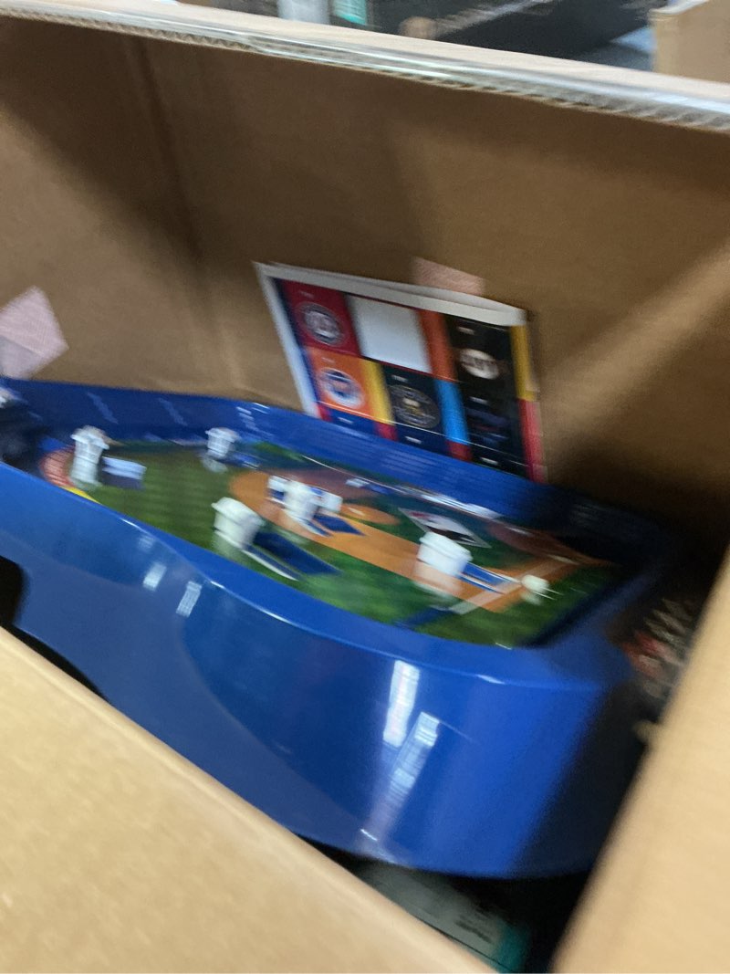 Condition photo showing As Is for MLB Slammin' Sluggers Magnetic Baseball Tabletop Game – 2-Player Board Game with 20" x 20" Field, Scoreboard, Stickers and Manual Pitching Control