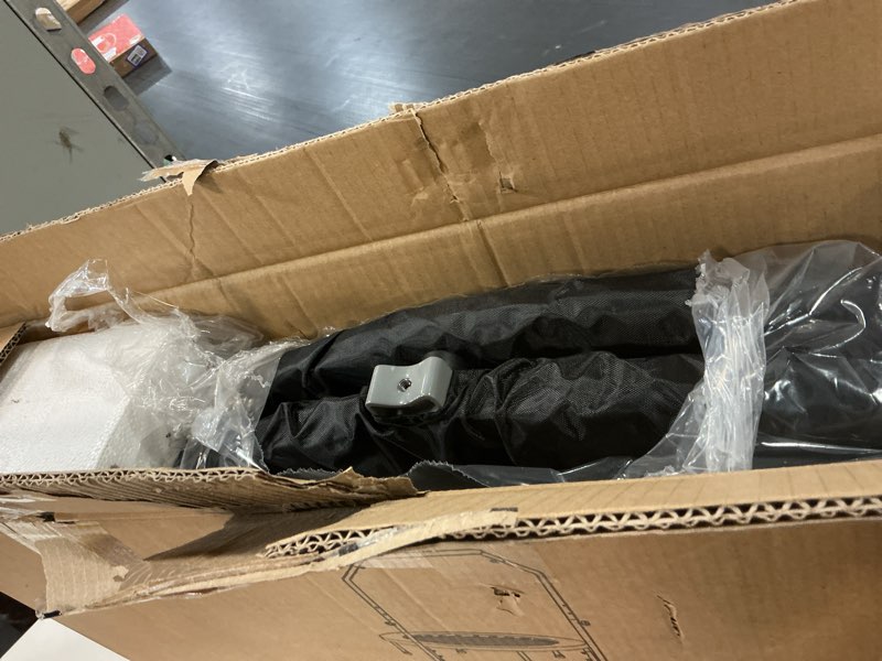 Condition photo showing As Is for BCAN 40/48" Foldable Mini Trampoline Max Load 330lbs/440lbs, Fitness Rebounder with Adjustable Foam Handle, Exercise Trampoline for Adults Indoor/Garden Workout 40-inch 40-Black