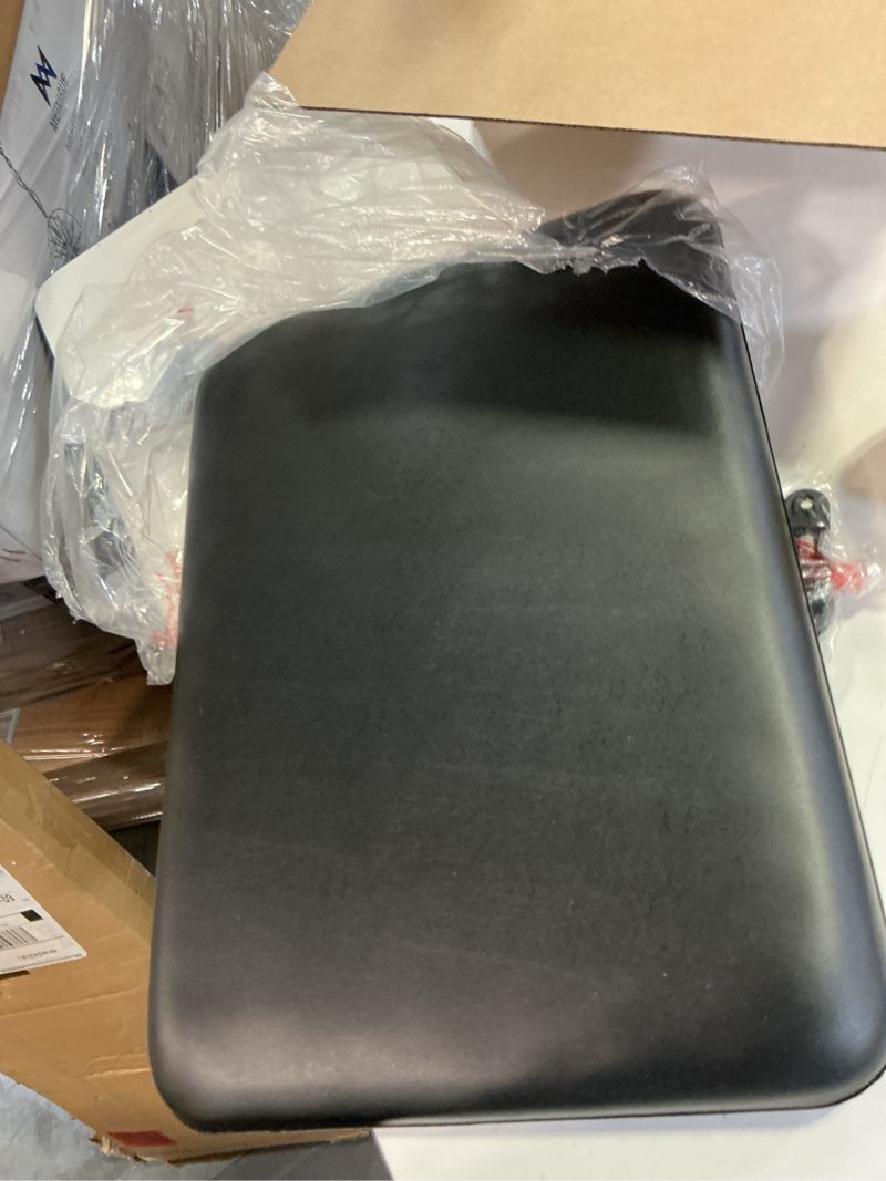 Condition photo showing As Is for hmz rollator seat cushion,replacement seat for rollator walker 12\"x12\",rolling walkers replacement parts.(1ea black)(similar)