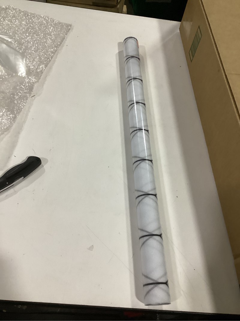 Condition photo showing New/Like New for rabbitgoo Window Privacy Film for Glass Windows, Frosted Glass Cling with Decorative Moroccan Lattice, Removable Heat Control Sun Blocking Door Covering Sticker for Home Bathroom, 23.6 x 78.7 inches Moroccan Lattice 23.6" x 78.7"