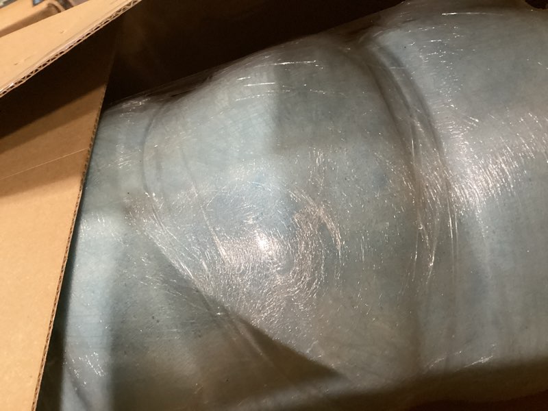 Condition photo showing As Is for Sure2Sleep Gel Swirl Memory Foam Mattress Topper - 2 Inch, Pressure Relieving, Cooling Comfort - Made in The USA & CertiPUR-US Certified - Softens Firm Beds and Extends Mattress Life - Queen Size Queen 2 INCH