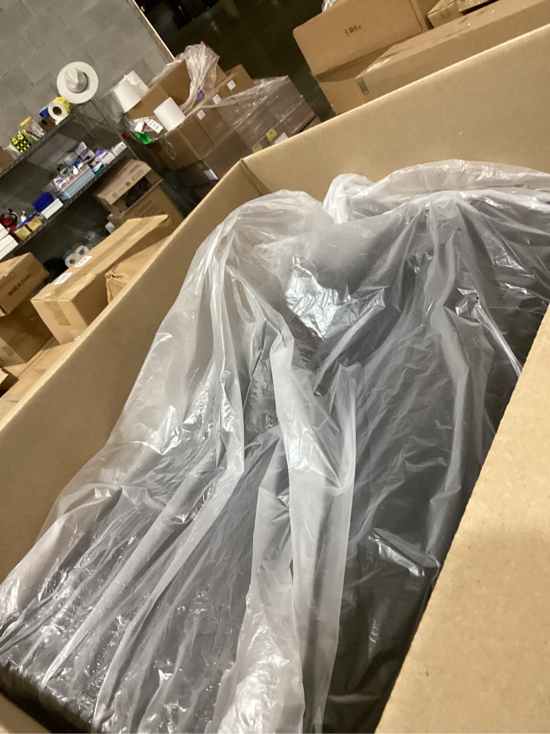 Condition photo showing New/Like New for songmics trash can, 13 gallon (50 l) garbage can for kitchen, with lid, pedal, and removable inner bucket, soft close, stainless steel, 15 trash bags (code k) included, ink black ultb586bz01 new version 13 gallon ink black