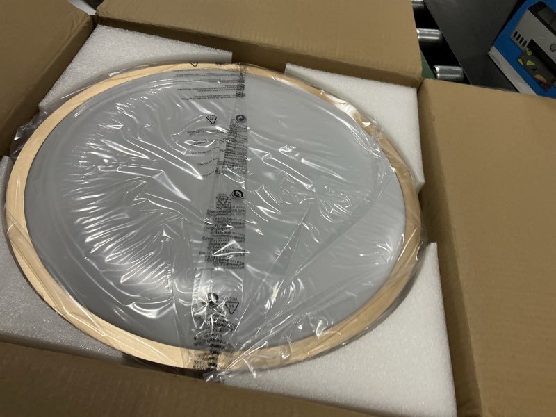 Condition photo showing Good Condition for sterren retractable gold ceiling fan with lights, 42 inch modern low profile bladeless led ceiling fan for bedroom living room