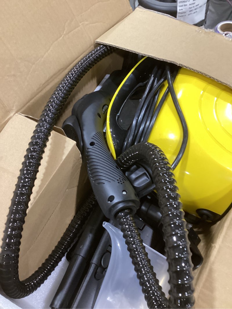Condition photo showing As Is for Steam cleaner, 1500w Steamer Cleaning Fast Heating Multi-Surface Steam Cleaner for Home?Steamer Cleaning for Grout