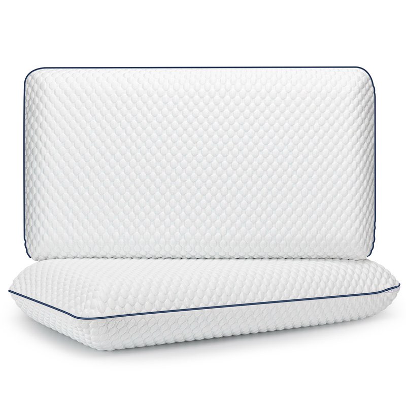 (2 pack)wayfair sleep™ memory foam medium support pillow