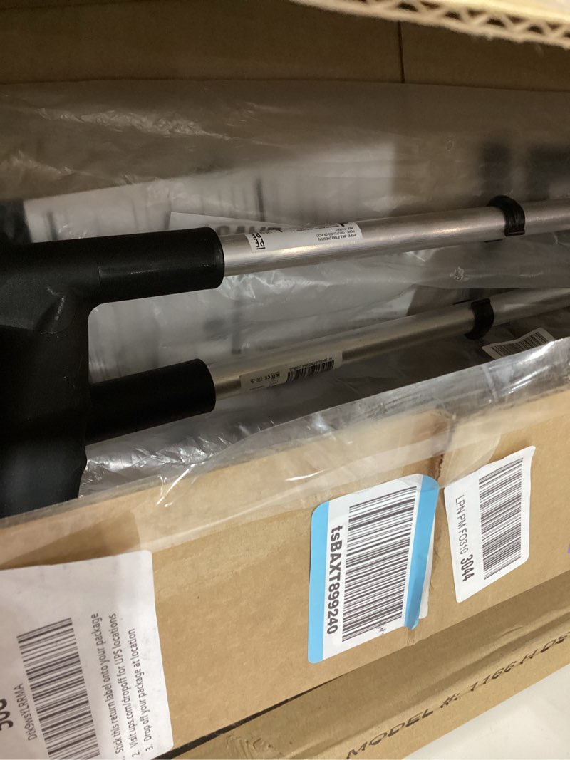 Condition photo showing New/Like New for PEPE Mobility Forearm Crutches for Adults (x2 Units) Open Cuff, Adjustable Height, Aluminium, Lightweight Elbow Crutches, Made in Europe Black