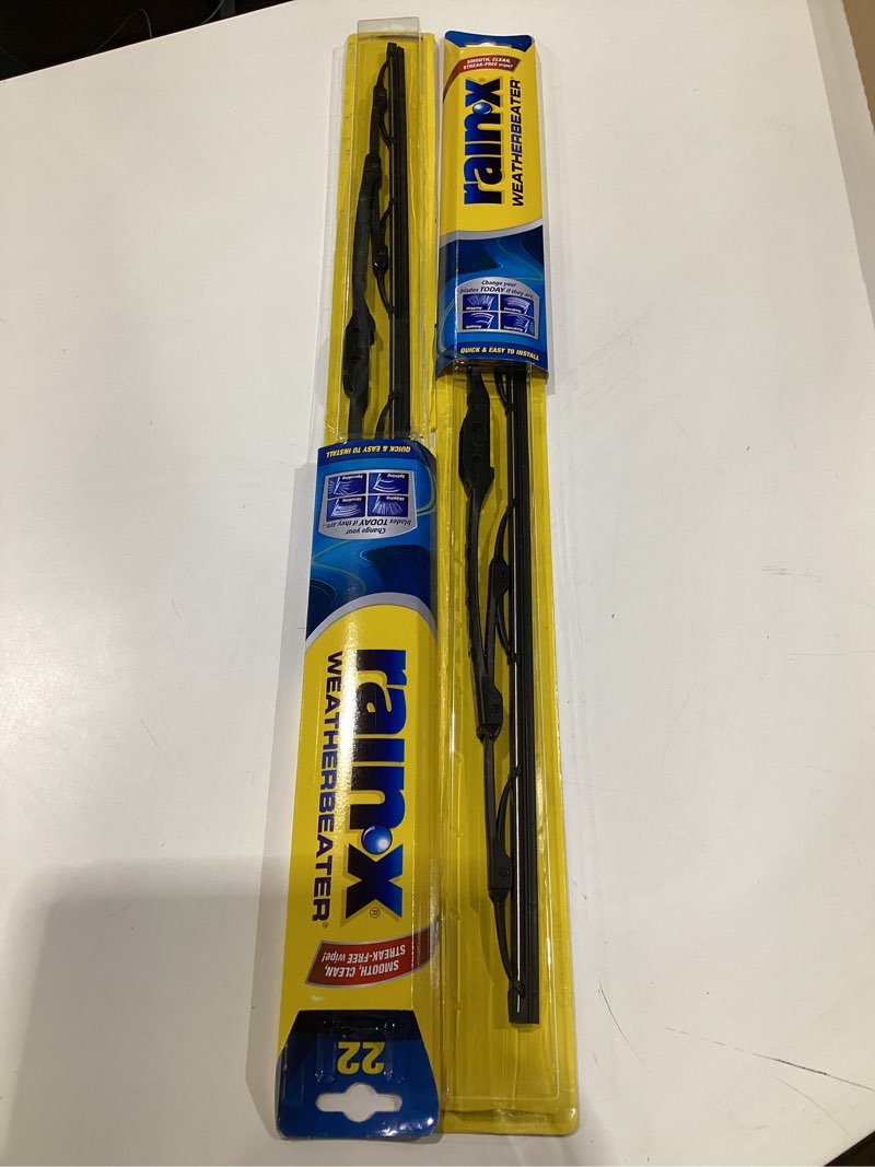 Condition photo showing Good Condition for Rain-X 820149 WeatherBeater Wiper Blades, 22\" Windshield Wipers (Pack of 2), Automotive Replacement Windshield Wiper Blades That Meet Or Exceed OEM Quality And Durability 22\" Pack of 2