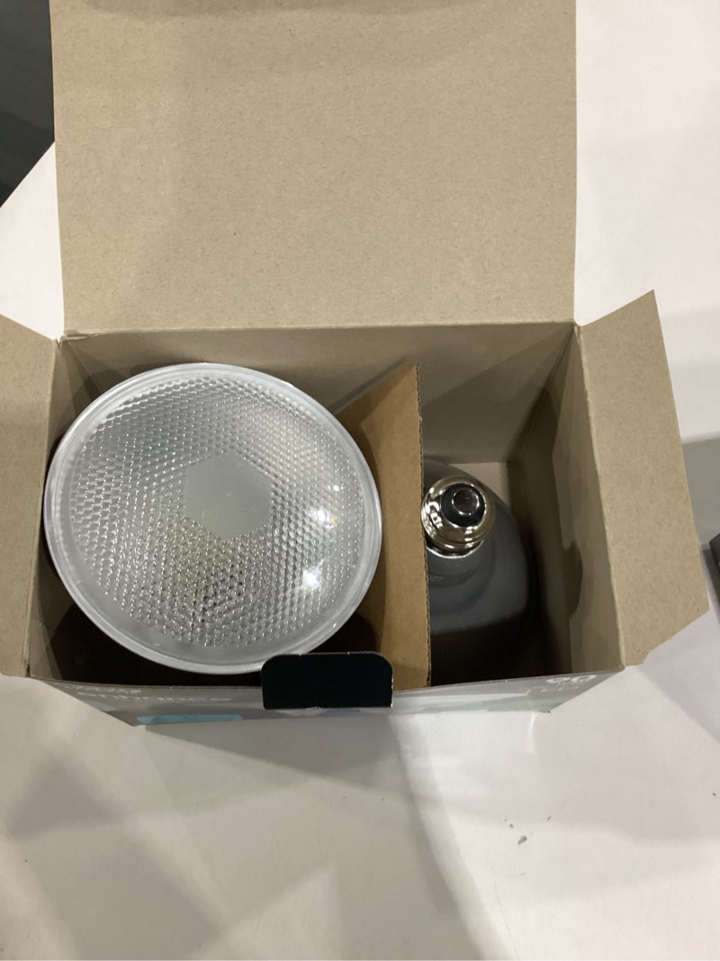 Condition photo showing New/Like New for feit electric 247658 11w daylight par38 led light bulb - pack of 2