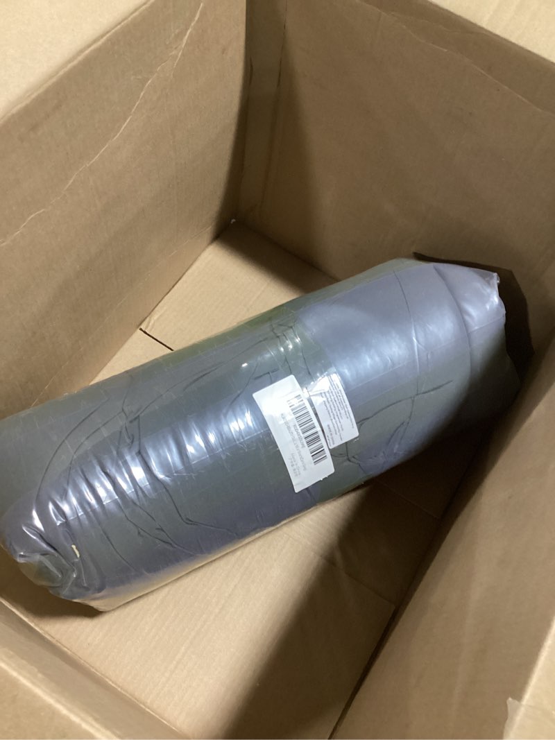 Condition photo showing As Is for Wolfbird Outdoor Chair Cushions Set of 2 Waterproof Patio Furniture Cushions with Ties 19x19+5” Thicken Outdoor Seat Cushions Indoor/Outdoor Dining Chairs Pads FadeShield Rocking Chair Cushion, Grey