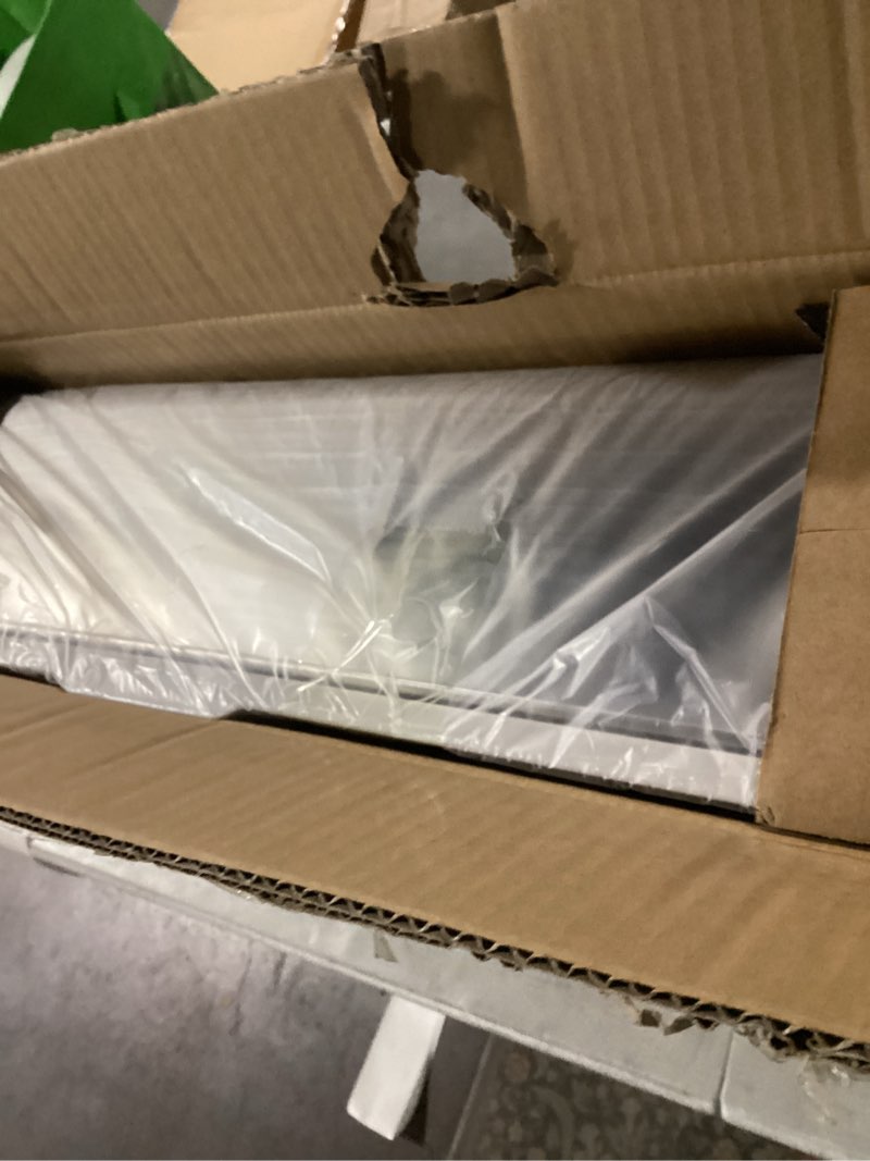 Condition photo showing Good Condition for furtime stainless steel litter box with lid, large metal cat litter box for big cat, large cat box high sided with non-stick, odor-resistant, anti-urine leakage, easy cleaning, includes scoop and mat silver large