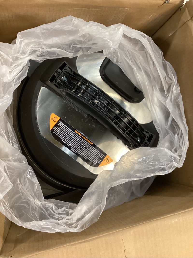 Condition photo showing As Is for Instant Pot Duo 7-in-1 Electric Pressure Cooker, Slow Cooker, Rice Cooker, Steamer, Sauté, Yogurt Maker, Warmer & Sterilizer, Includes App with Over 800 Recipes, Stainless Steel, 8 Quart 8 Quarts