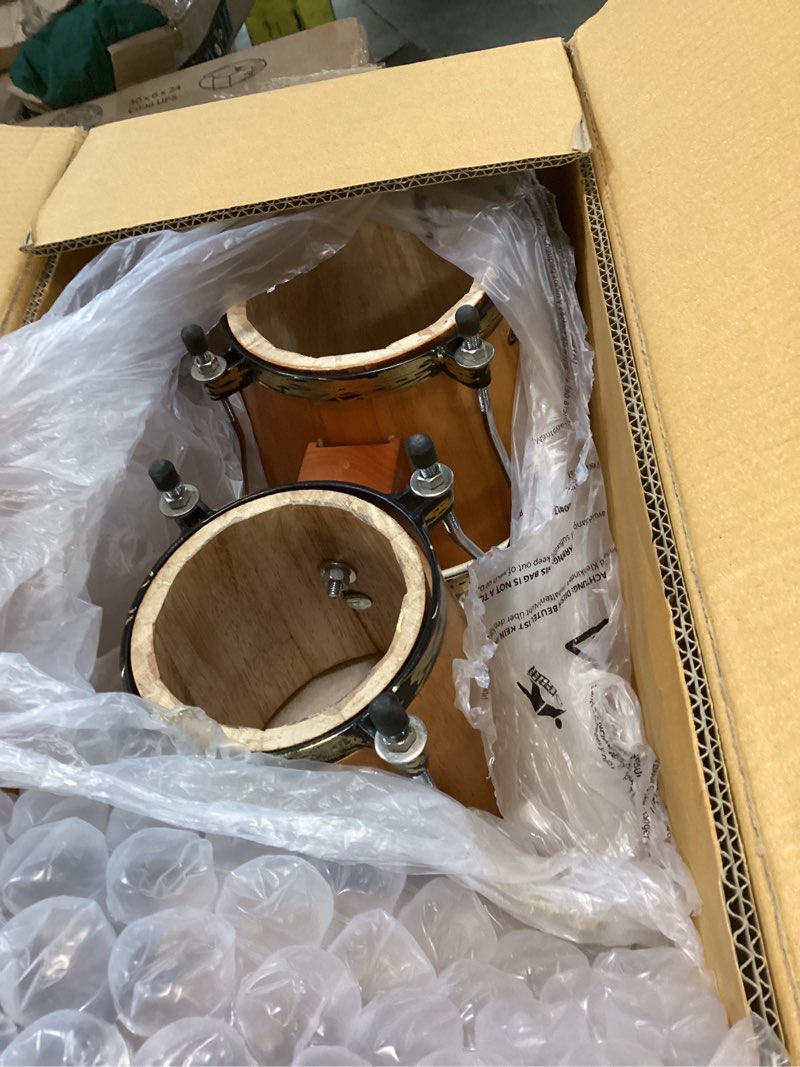 Condition photo showing Good Condition for Latin Percussion LP201AX-2AW Bongo Drum, Natural/Gold