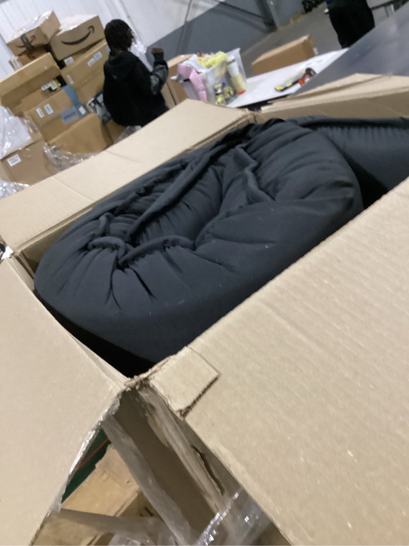 Condition photo showing Good Condition for similar to photo) ultra soft twin size mattress topper - viscose made from bamboo pillow top mattress pad for back pain relief - naturally cooling for hot sleepers, black black twin