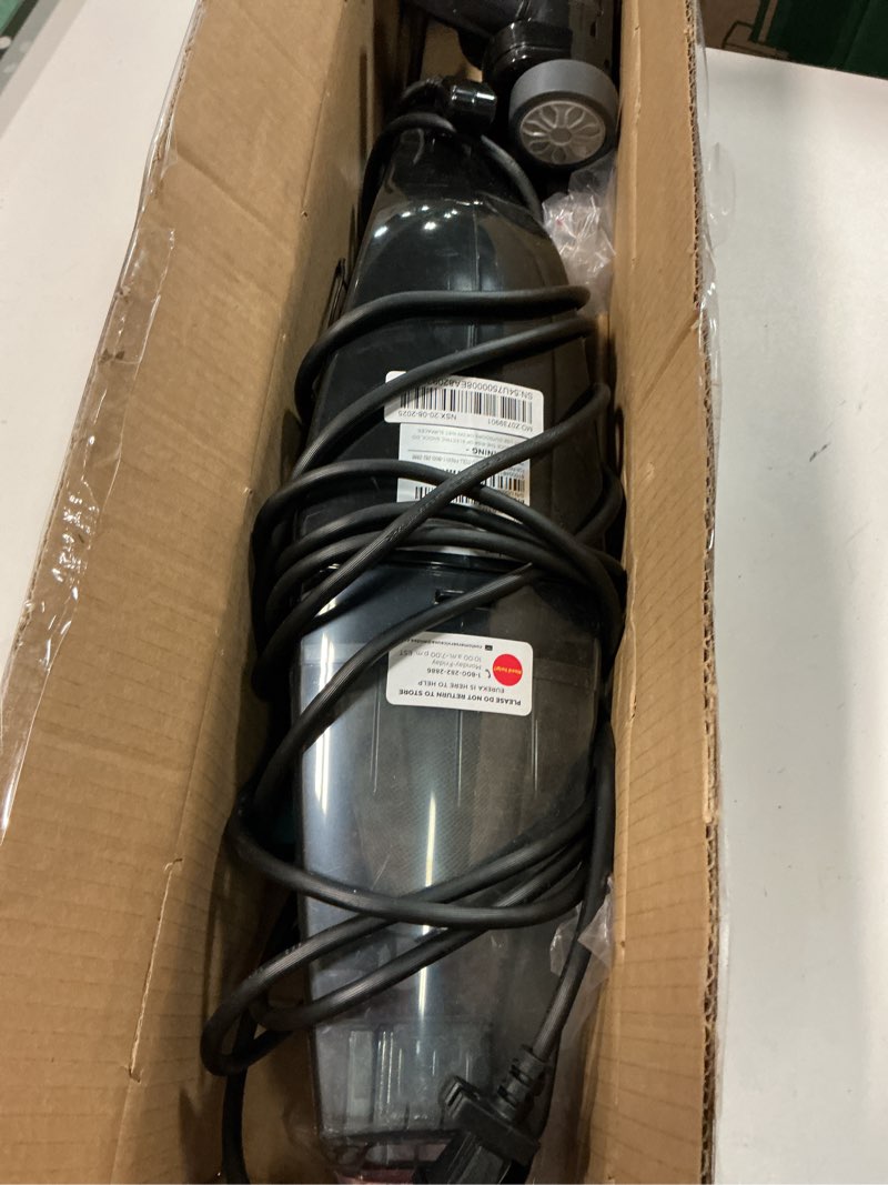 Condition photo showing As Is for Eureka NES215A Blaze 3-in-1 Swivel Handheld & Stick Vacuum Cleaner, Blue