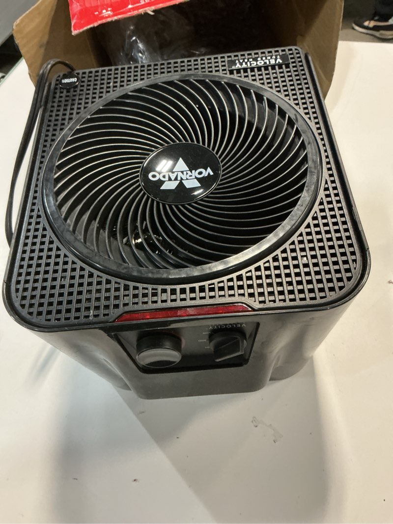 Condition photo showing Good Condition for Vornado Velocity 4 Whole Room Vortex Indoor Heater: Portable Electric Space Heater with Adjustable Thermostat, 1500W, Black