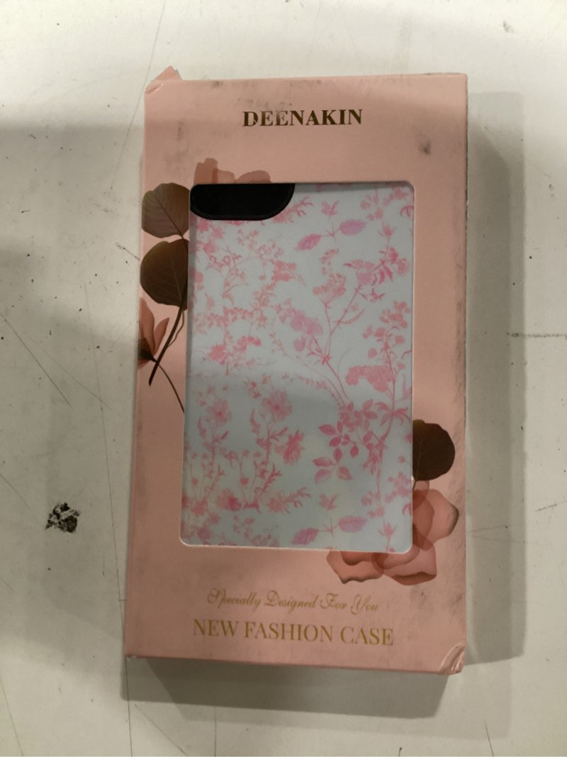 Condition photo showing New/Like New for DEENAKIN for iPhone 15 Plus Case - Wireless Charging Compatible - Dual-Layer Hard Shell & Silicone Cover - Protective Phone Case with Trendy Cute Designs for Women - Dainty Pink Blossom Dainty Pink Blossom iPhone 15 Plus