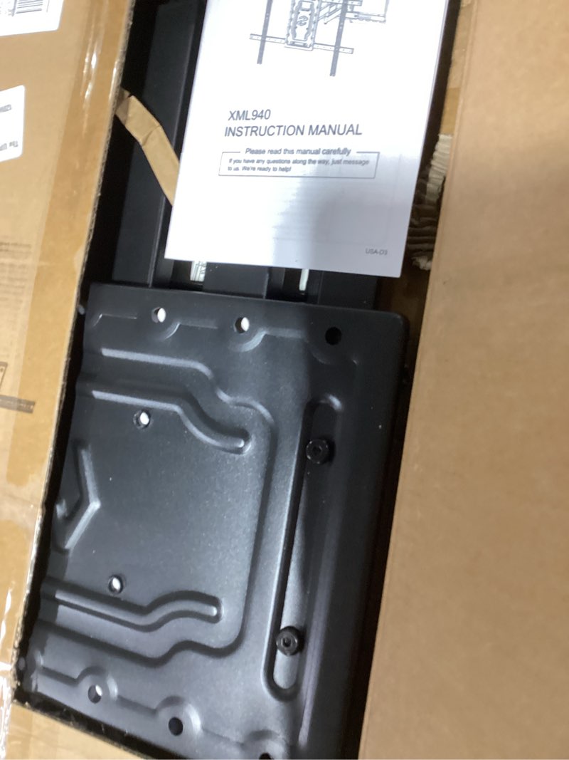 Condition photo showing As Is for USX MOUNT Heavy Duty TV Wall Mount for 32-105" TVs up to 165lbs with 8" Sliding Design,Ultra-Large Mount for up to 24" Studs with Swivel,Tilt&Leveling,Pre-Assembled Monitor Bracket Max VESA 800x600mm 32-105inch VESA 800*600 8" Sliding