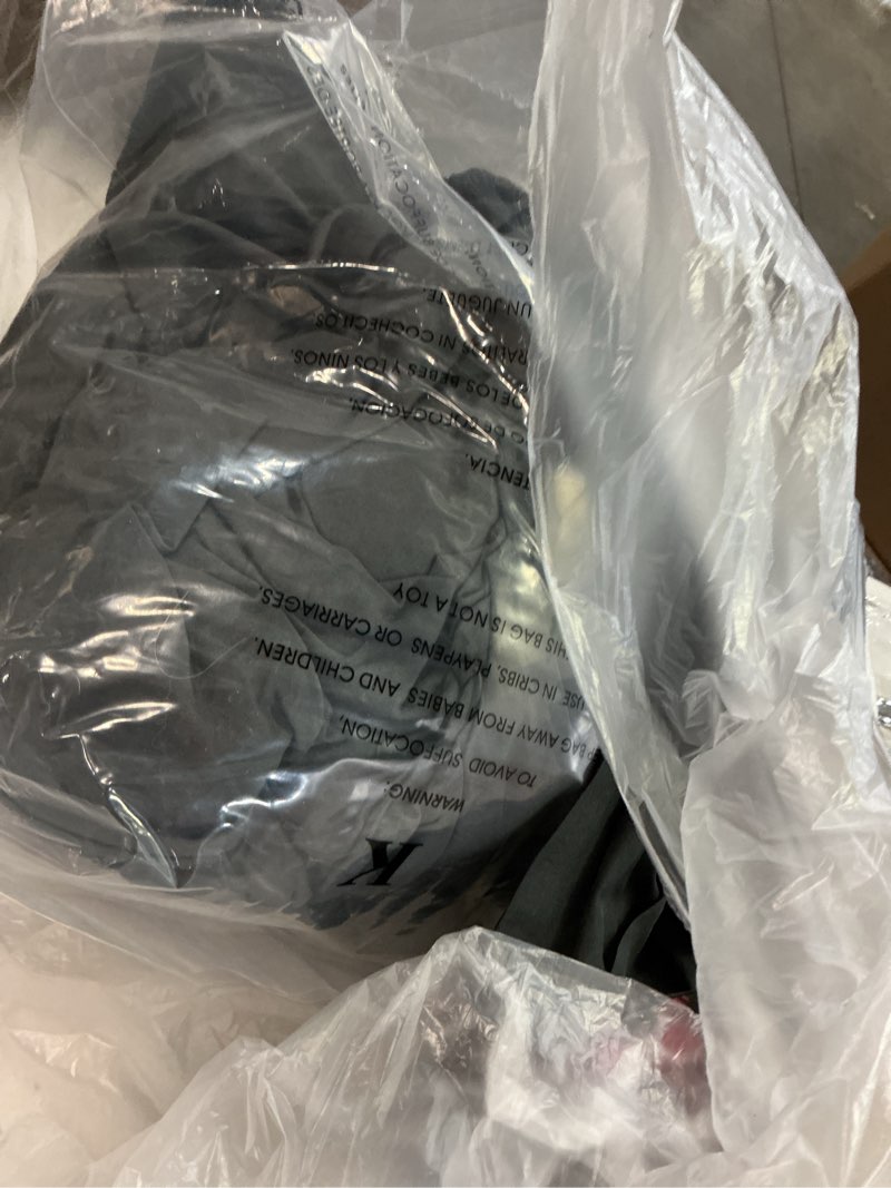 Condition photo showing As Is for MaiRêve King Comforter Set, Plaid Design Comforter Set 7 Pieces, All Season Comfortable Bedding Sets King, Christmas Bedding Warm and Breathable (Red, King, 102"x90")