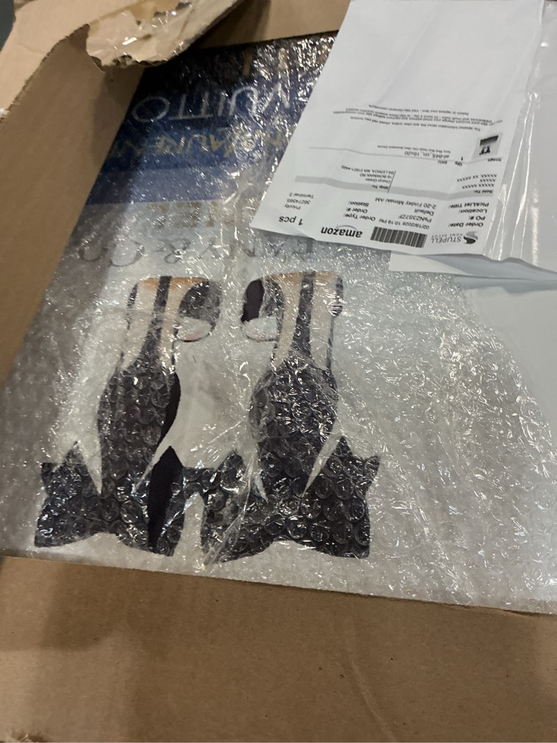 Condition photo showing Good Condition for stupell industries 'navy blue heels chic bookstack', canvas art, 16 x 20 inches, easy to hang and sturdy, made in usa, by amanda greenwood