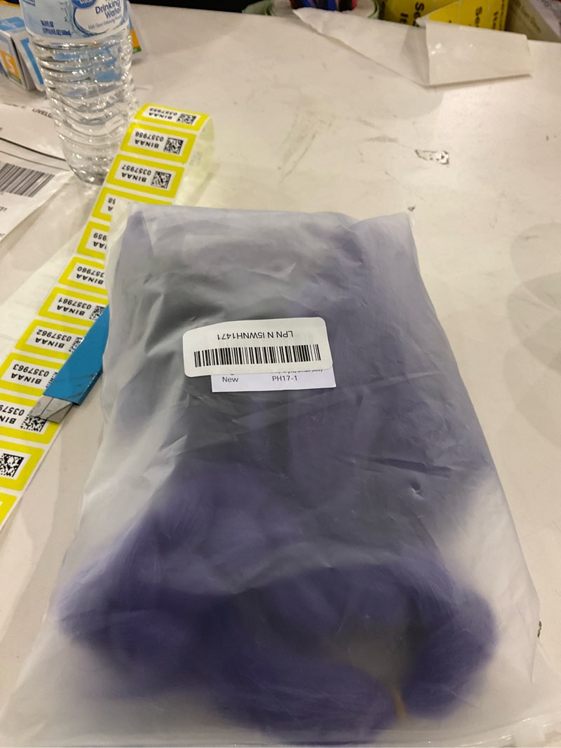 Condition photo showing New/Like New for 33 Inches Long Purple Braid Anime Costume Wig – High Temperature Heat Resistant Silk Fiber – Natural Looking Costume Wig for Halloween Party, Cosplay (Small Size) Purple Small Size