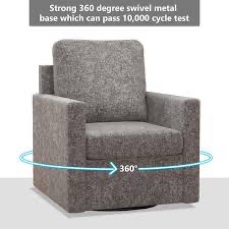 28.74In Upholstered Swivel Club Chair