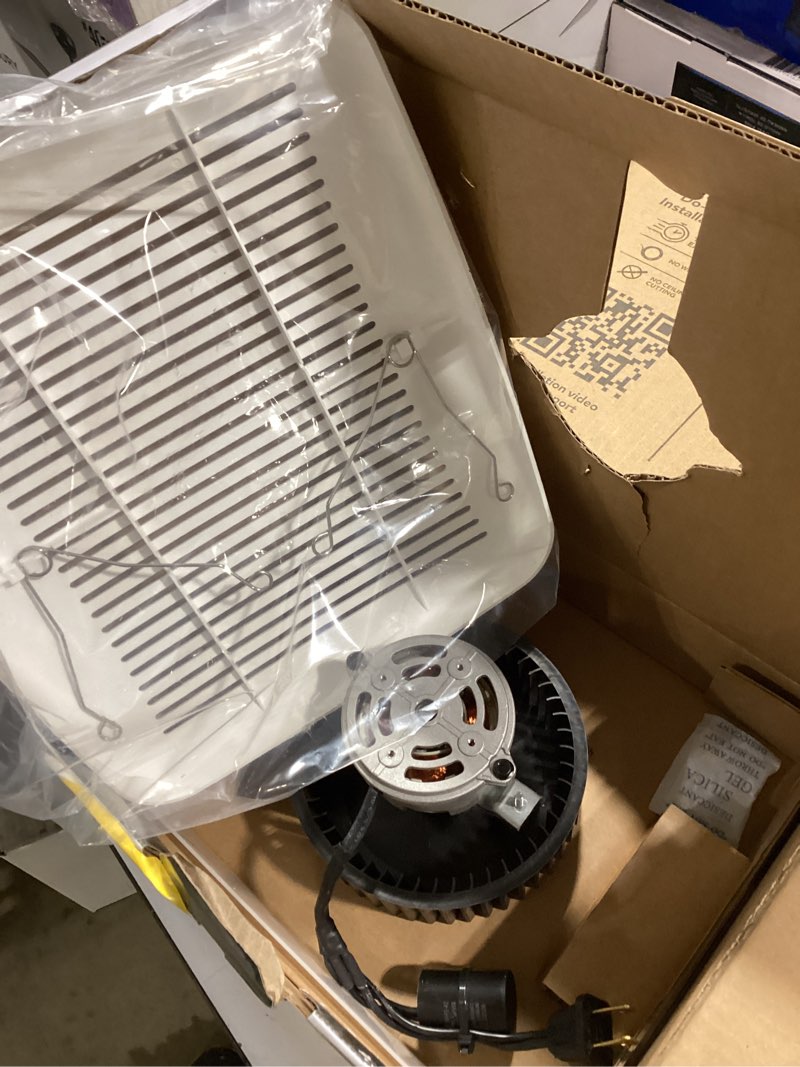 Condition photo showing Good Condition for broan-nutone bkr60 quickkit ultra-quiet bath fan replacement motor and cover/grille, 60 cfm, 20% more power, white