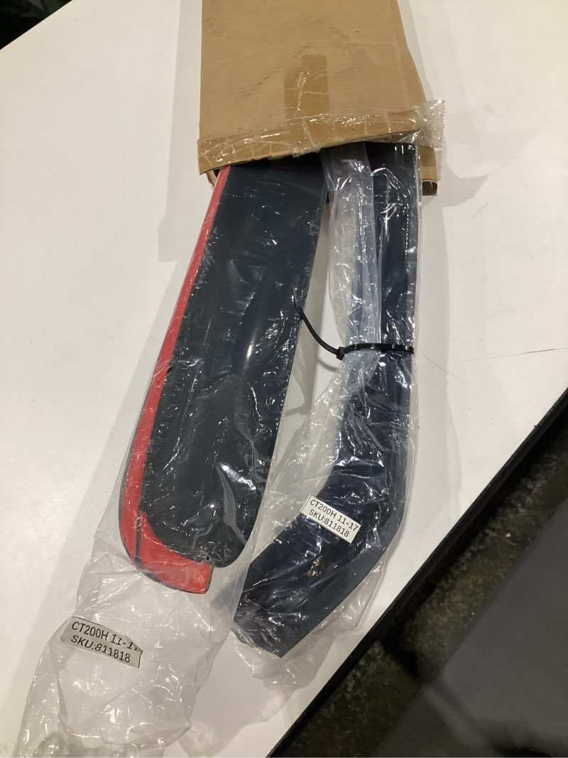 Condition photo showing As Is for IG Window Visor Compatible with Lexus CT200H 2011-2017, Tape-On Rain Guard Side Vent Deflector, 2011 2012 2013 2014 2015 2016 2017 2011-2017 CT200H