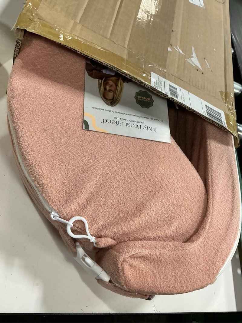 Condition photo showing Good Condition for my brest friend nursing pillow - deluxe - enhanced comfort w/ slipcover - ergonomic breastfeeding pillow for ultimate support for mom & baby - adjustable pillow w/ handy side pocket, soft rose