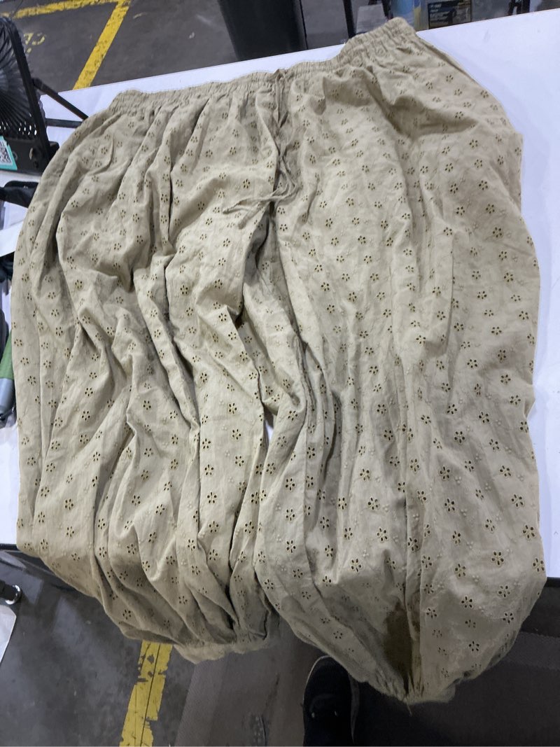 Condition photo showing As Is for scoop women’s and women's plus eyelet harem cotton pants xxl