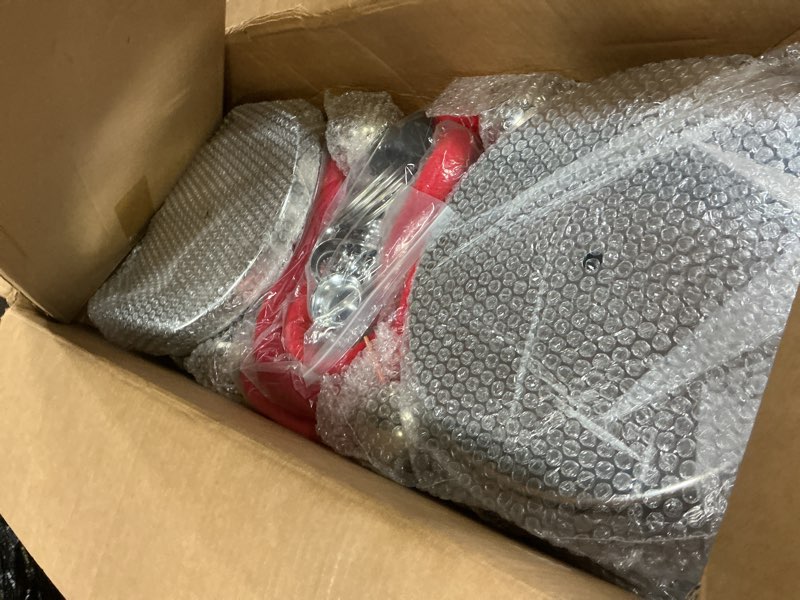 Condition photo showing New/Like New for vivohome stanchions and velvet ropes 6pcs, water-fillable base with stainless steel post, 5 feet velvet ropes and posts, crowd control barriers, red carpet runner poles for party supplies 39"(h)x5 ft(l) sliver 6