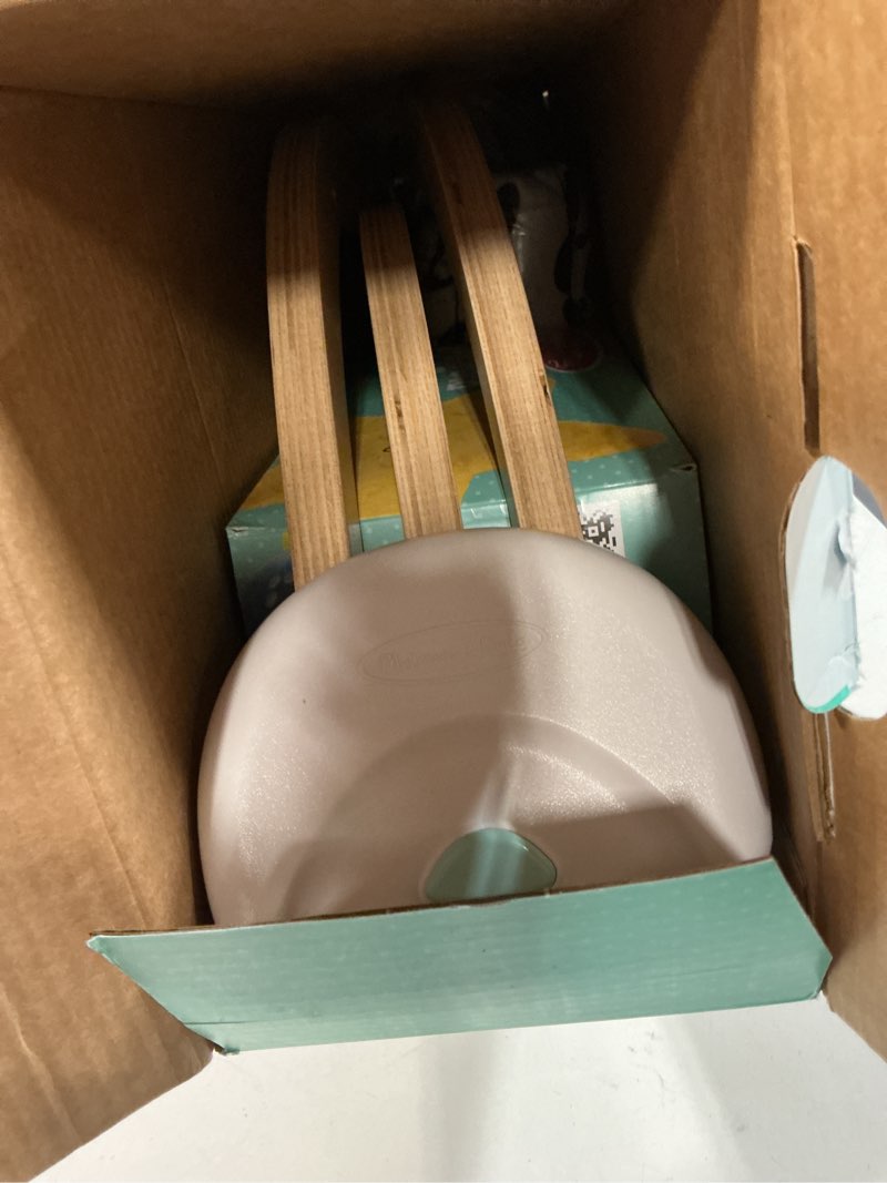 Condition photo showing New/Like New for Melissa & Doug Ocean Wooden Baby Play Gym, Easy-Fold Baby Activity Center, 5 Washable Sensory Toys & Reversible Play Mat, Infant Toys, Ages 0–9 Months - FSC Certified