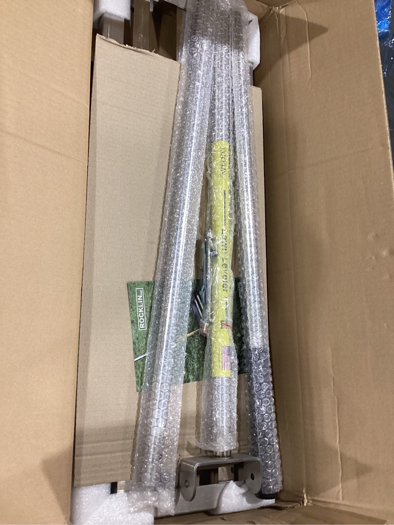 Condition photo showing Good Condition for rocklin™ lawn leveling rake | levelawn tool | level soil or dirt ground surfaces easily | 30” x 10” ground plate | 78” extra long handle | stainless steel