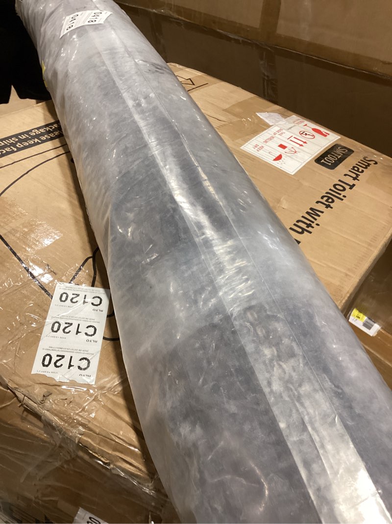 Condition photo showing As Is for dhori leather indoor rug