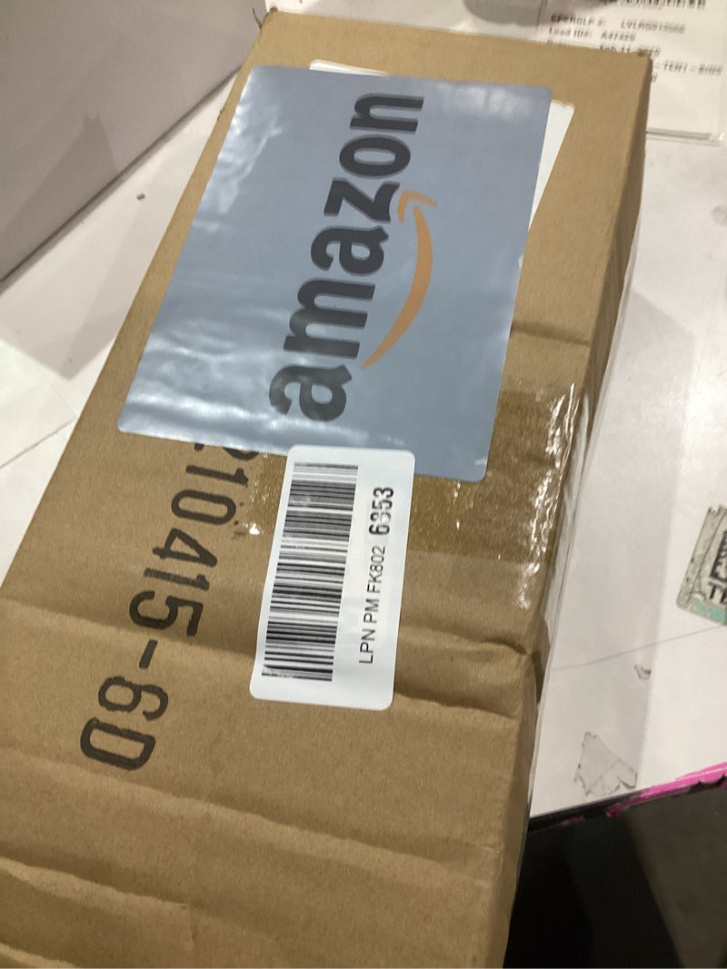 Condition photo showing Good Condition for Bathroom Accessory Set - 6PCS Bathroom Accessories Set, Bath Vanity Countertop Accessories with Soap Dish, Lotion Dispenser, Toothbrush Holder, Toothbrush Cup, Vantiy Tray, Qtip Holder (Beige,Black)