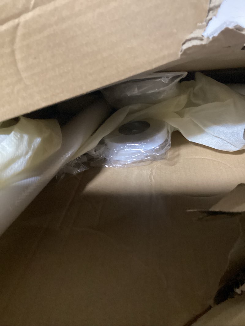 Condition photo showing New/Like New for 16 Inch Angled Shower Grab Bar, Munzong Anti Slip White Bathroom Grab Bar, L-Shaped Knurled Balance Bar, Safety Hand Rail Support Handicap Elderly Injury Senior Assist Bath Handle White-1