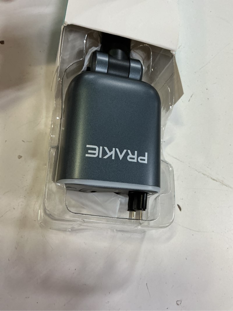 Condition photo showing Good Condition for iphone car charger, retractable fast usb c phone charger, 4 in 1 cigarette lighter adapter with 2 cables 25 inch and 2 usb ports, multi port usb car charging for iphone 17/16/15/14/13/pro max typec+lightning cables grey