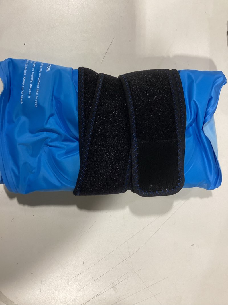 Condition photo showing New/Like New for REVIX 20‘’ XXXL Knee Ice Pack Wrap Around Entire Knee, Extra Large Ice Pack for Leg Discomfort Reducing, Cold Compress Therapy, Reusable Ice Wraps for Back, Shoulder Relaxation, Post-Workout Recovery Blue-1 Pack 1.0