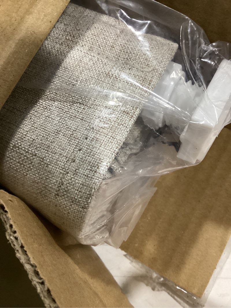 Condition photo showing Good Condition for LazBlinds No Drill Roman Shades for Windows, Cordless Blackout Window Shades with UV Protection, Polyester Fabric for Bedroom & Living Room, 38" W x 64" H, Beige Blackout - Faux Linen - Beige 38"W x 64"H