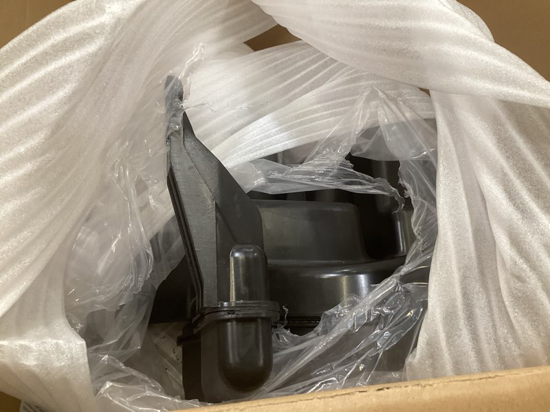 Condition photo showing As Is for lower engine air cleaner intake resonator chamber assembly filter box, compatible with honda accord 2.4l/3.5l 2013-2017#oe 17230-5a2-a00 172305a2a00