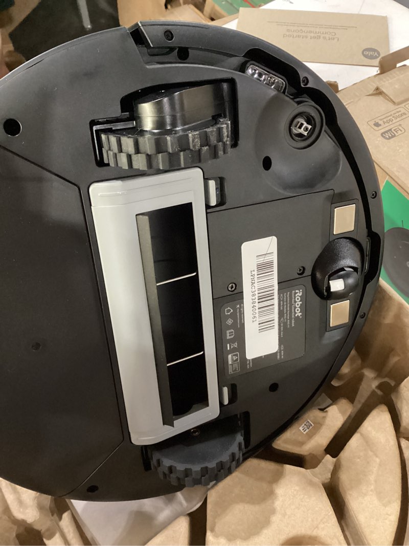 *missing parts* irobot roomba vac robot vacuum (q0120) - easy to use, power-lifting suction, multi-surface cleaning, smart navigation cleans in neat rows, self-charging, alexa