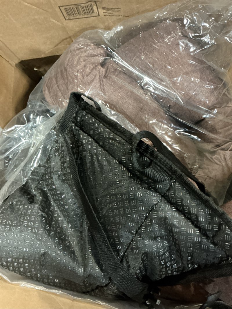 Condition photo showing As Is for veehoo cooling elevated dog bed add removable waterproof bolster cushion mat, raised pet cot with breathable teslin mesh, no-slip feet, dog sofa bed for indoor outdoor, xxlarge, brown cwc2331b 59.0"l x 37.5"w x 9.0"th brown